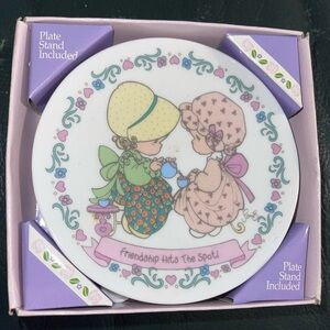 Precious Moments Decorative Plate with Friendship Design